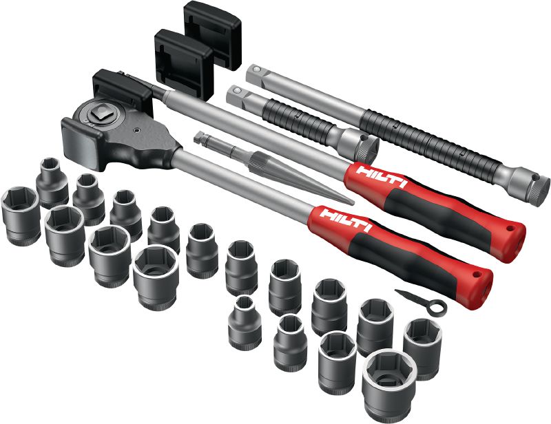 Hammer wrench store set