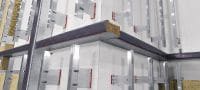 CFS-VB E60 Cavity barrier 25mm air gap Pre-formed fire cavity barrier for rainscreen cladding with 60 minutes of fire integrity and air gaps up to 25 mm Applications 5