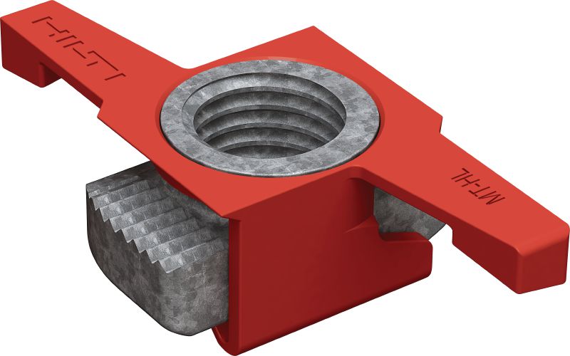 MT-HL OC Wing nuts Wing nut for connecting threaded elements directly to MT box profiles in moderately corrosive environments