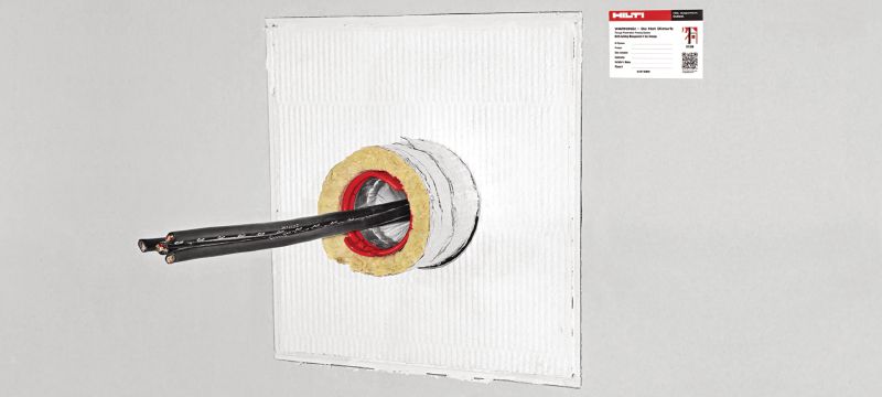 CFS-CT B Firestop coated board well suited for EI120 double board systems. Applications 1