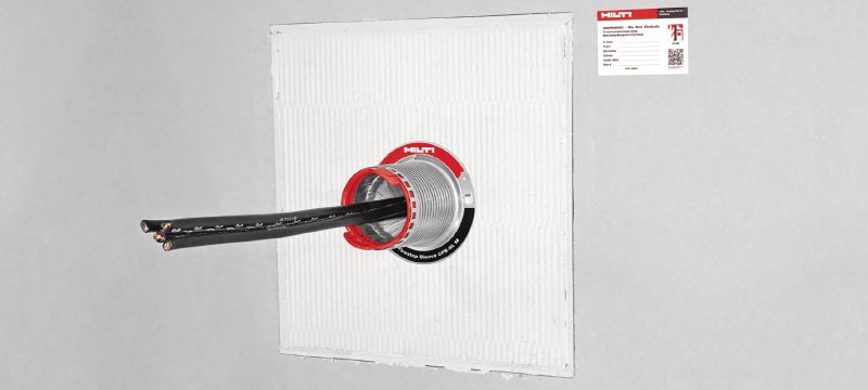 CFS-CT B Firestop coated board well suited for EI120 double board systems. Applications 1